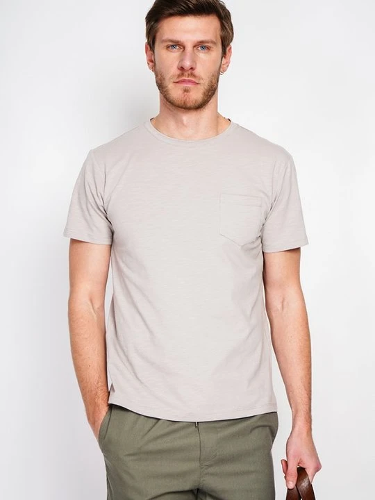 Zdjęcie produktu T-shirt basic Le Jardin du Lin mleczny
