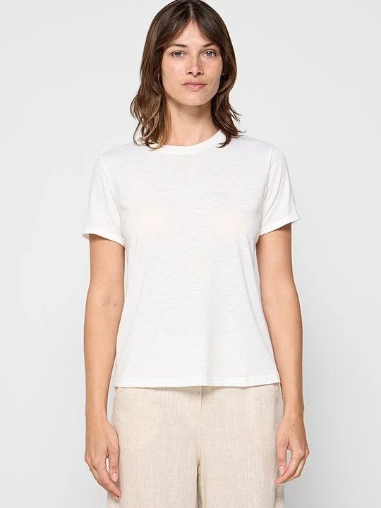 Zdjęcie produktu T-shirt basic Le Jardin du Lin biały