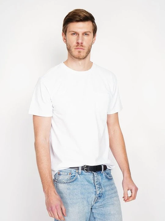 Zdjęcie produktu T-shirt basic Le Jardin du Lin biały