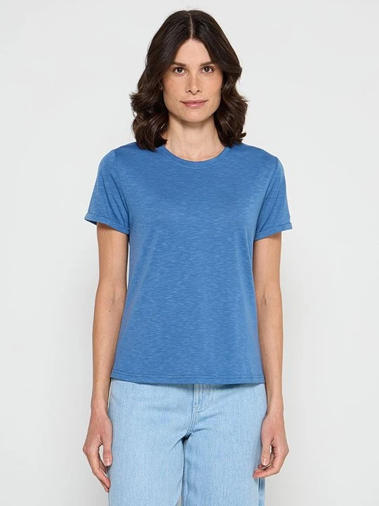 Zdjęcie produktu T-shirt basic Le Jardin du Lin granatowy