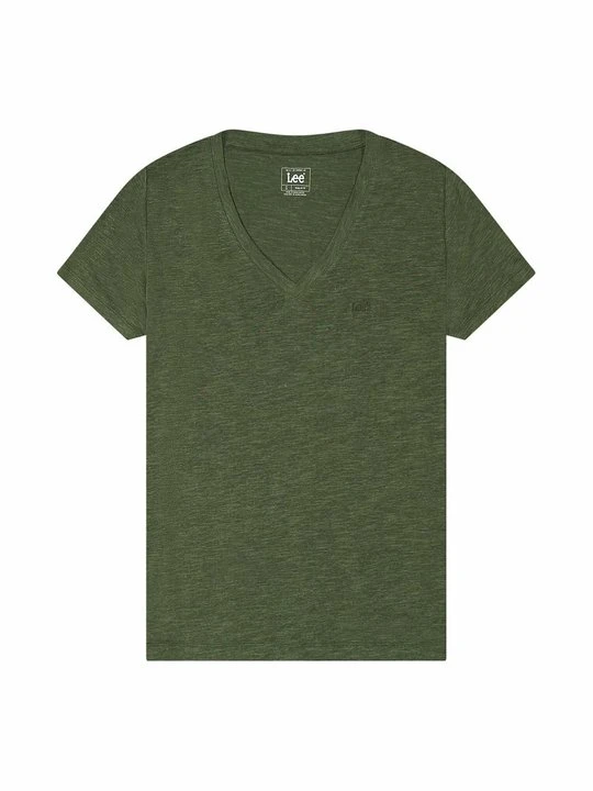 Zdjęcie produktu T-shirt basic Lee ciemnozielony