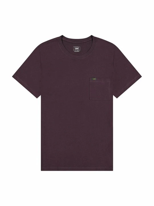 Zdjęcie produktu T-shirt basic Lee ciemnoliliowy