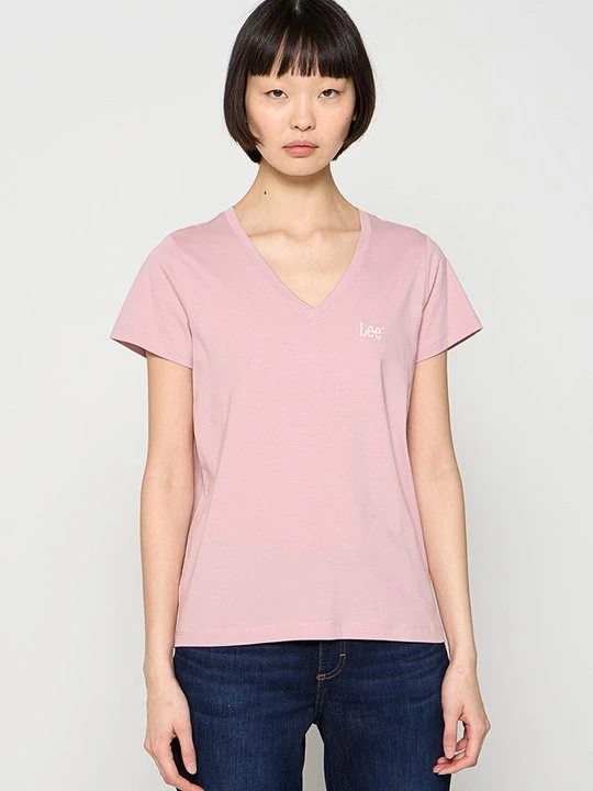 Zdjęcie produktu T-shirt basic Lee fioletowy