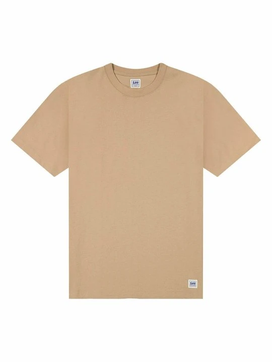 Zdjęcie produktu T-shirt basic Lee jasnobrązowy