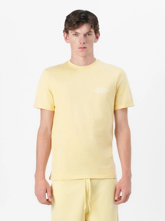 Zdjęcie produktu T-shirt basic Les Deux jasnożółty
