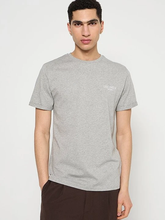 Zdjęcie produktu T-shirt basic Les Deux szary