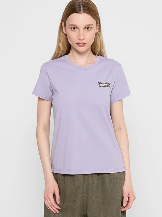 Zdjęcie produktu T-shirt basic Levi's liliowy