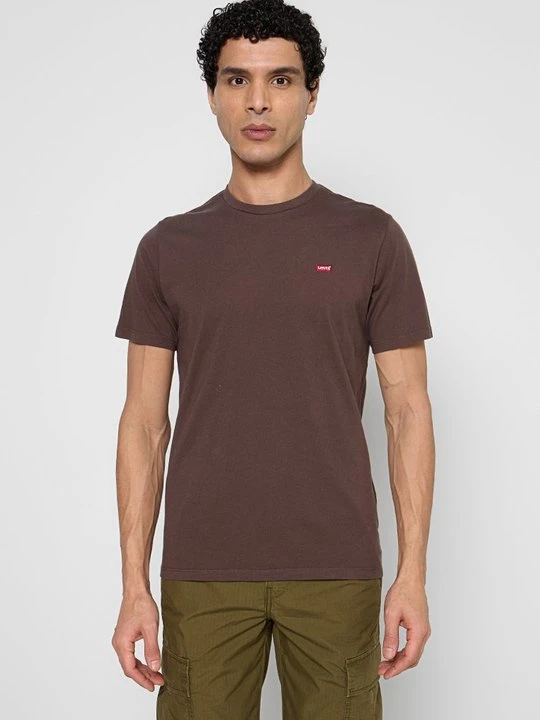 Zdjęcie produktu T-shirt basic Levi's brązowy