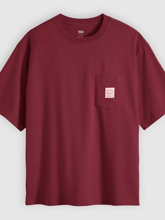 Zdjęcie produktu T-shirt basic Levi's bordowy