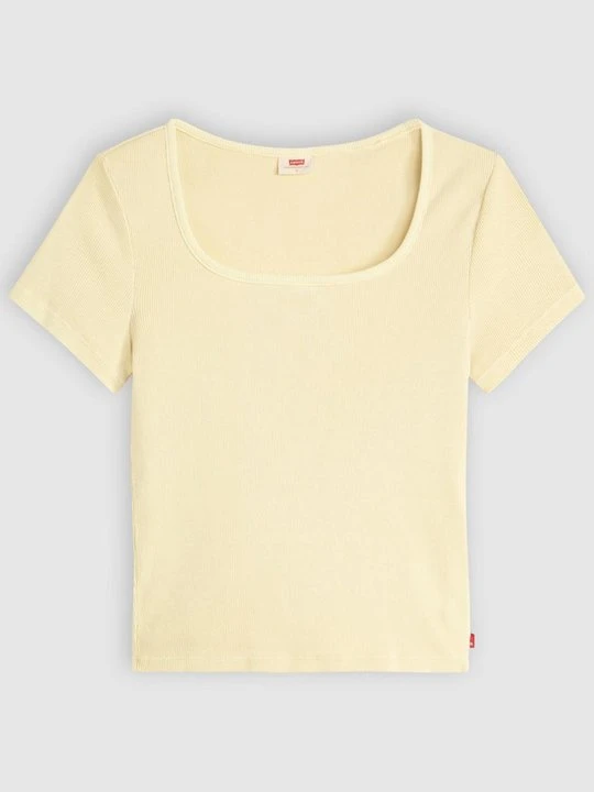 Zdjęcie produktu T-shirt basic Levi's jasnożółty
