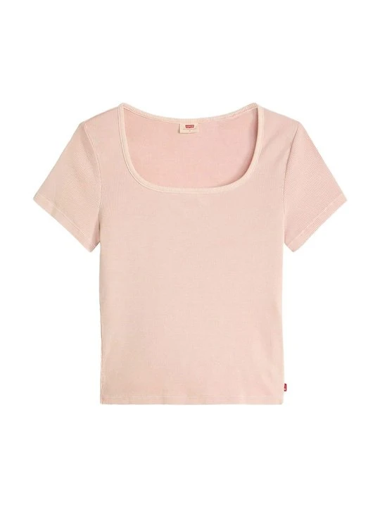 Zdjęcie produktu T-shirt basic Levi's różowy melanż