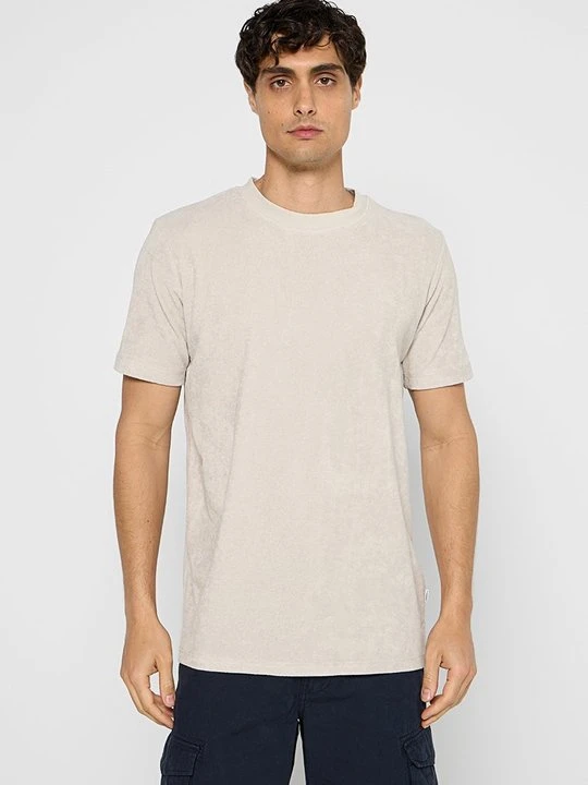 Zdjęcie produktu T-shirt basic lindbergh beżowy