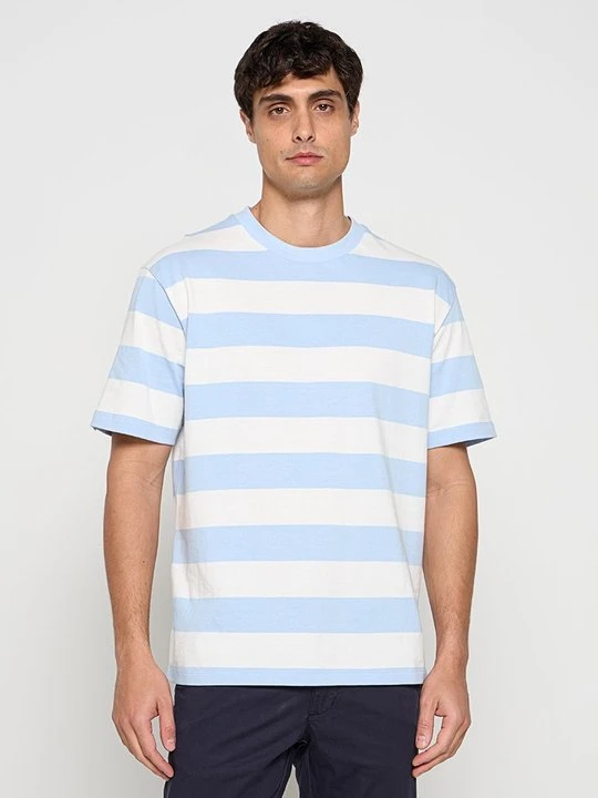 Zdjęcie produktu T-shirt basic lindbergh niebieski