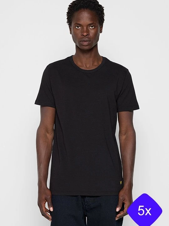 Zdjęcie produktu T-shirt basic Lyle & Scott czarny