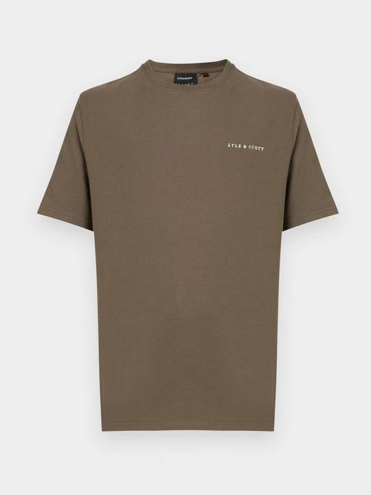 Zdjęcie produktu T-shirt basic Lyle & Scott brązowy
