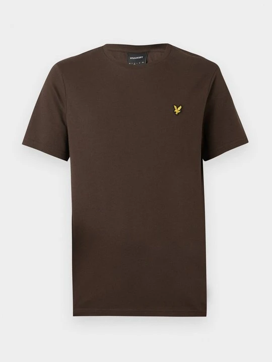 Zdjęcie produktu T-shirt basic Lyle & Scott ciemnobrązowy