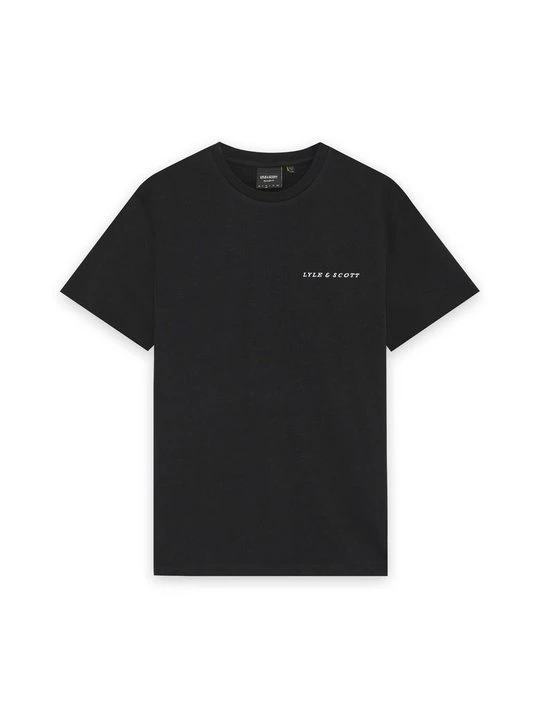 Zdjęcie produktu T-shirt basic Lyle & Scott czarny