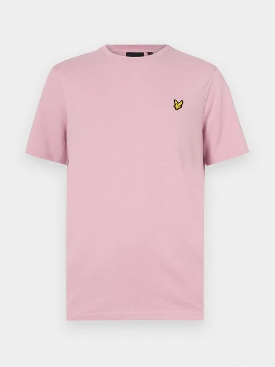 Zdjęcie produktu T-shirt basic Lyle & Scott jasnoróżowy melanż