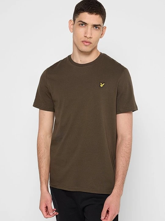 Zdjęcie produktu T-shirt basic Lyle & Scott oliwkowy