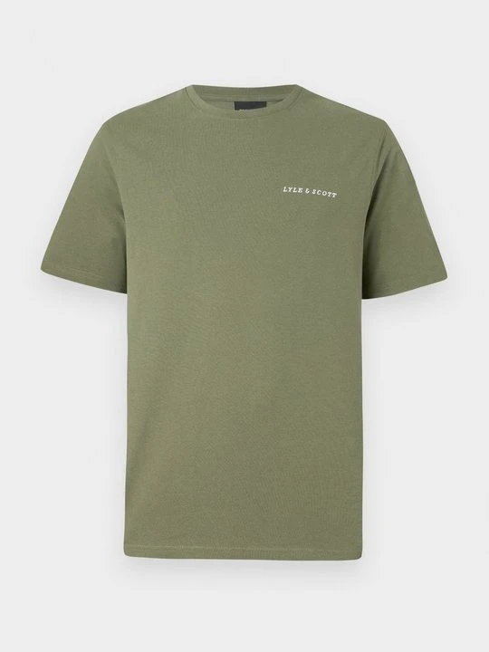 Zdjęcie produktu T-shirt basic Lyle & Scott oliwkowy