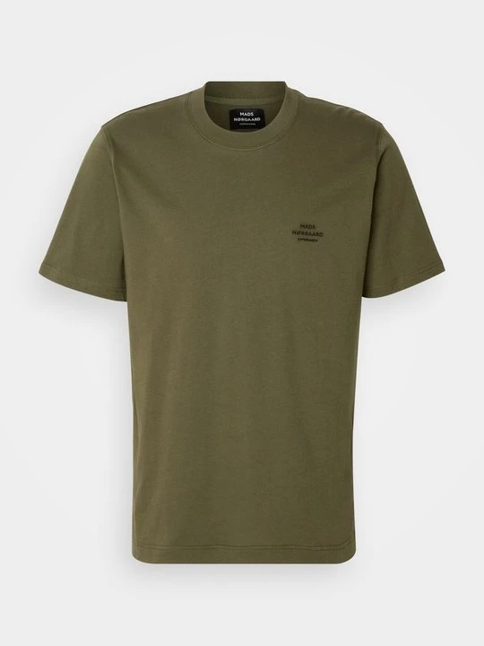 Zdjęcie produktu T-shirt basic Mads Nørgaard ciemnozielony