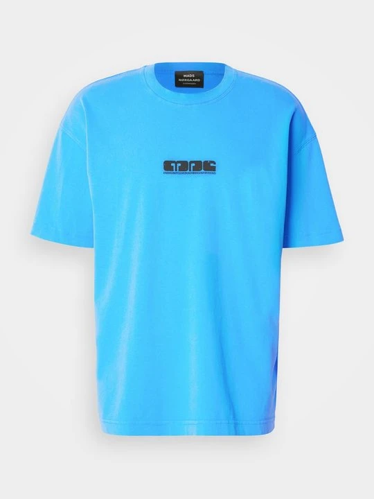 Zdjęcie produktu T-shirt basic Mads Nørgaard niebieski