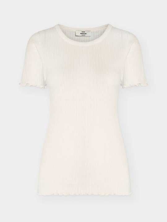 Zdjęcie produktu T-shirt basic Mads Nørgaard mleczny