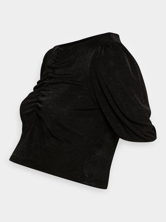 Zdjęcie produktu T-shirt basic Mamalicious czarny