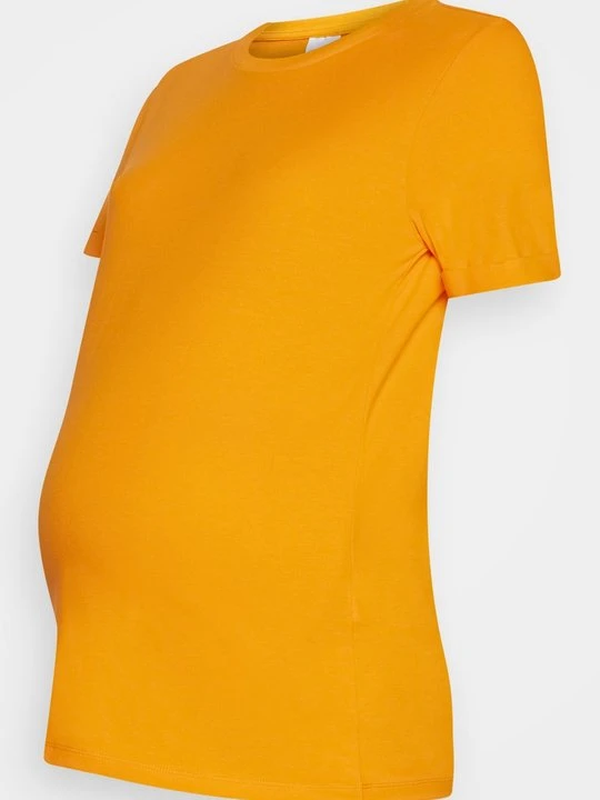 Zdjęcie produktu T-shirt basic Mamalicious pomarańczowy