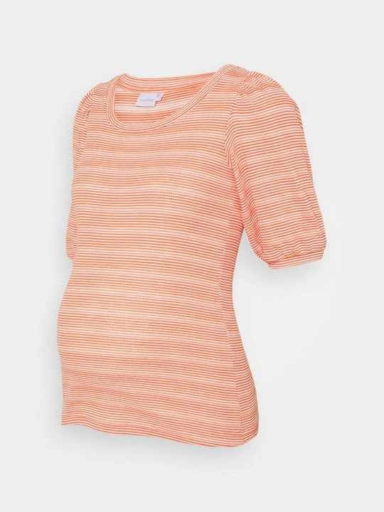 Zdjęcie produktu T-shirt basic Mamalicious pomarańczowy