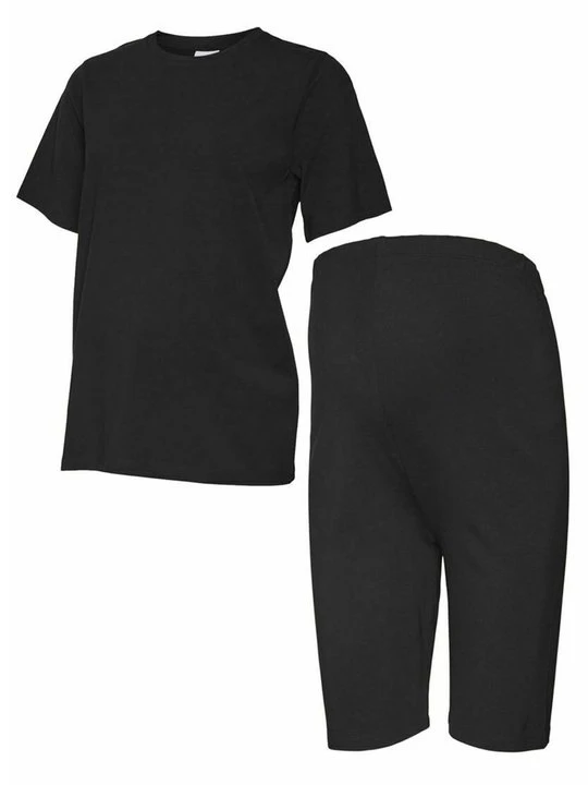 Zdjęcie produktu T-shirt basic Mamalicious czarny