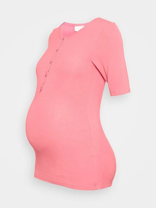 Zdjęcie produktu T-shirt basic Mamalicious różowy