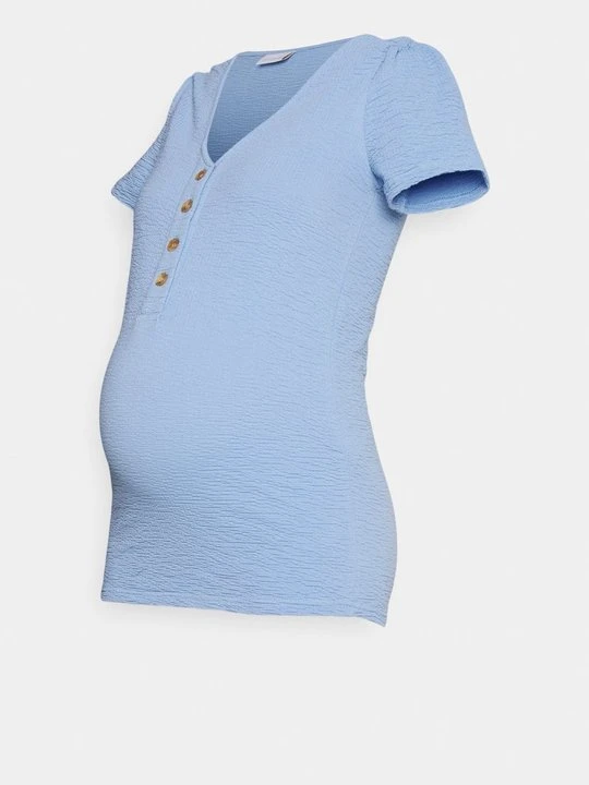 Zdjęcie produktu T-shirt basic Mamalicious niebieski