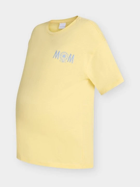 Zdjęcie produktu T-shirt basic Mamalicious żółty