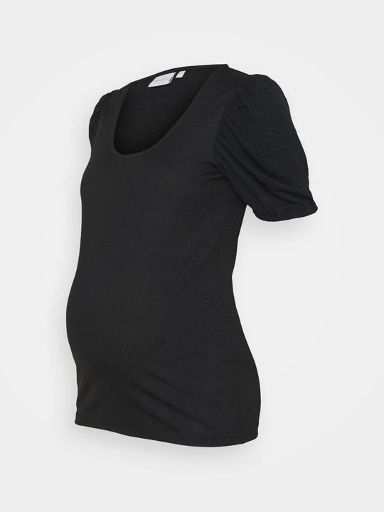 Zdjęcie produktu T-shirt basic Mamalicious czarny