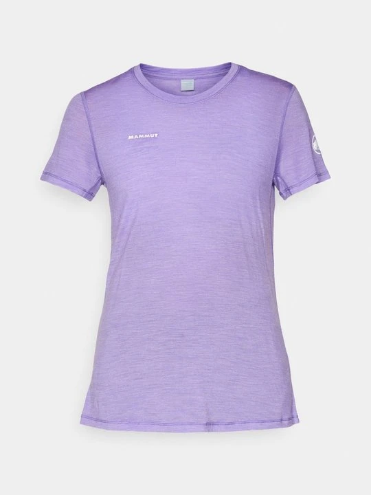 Zdjęcie produktu T-shirt basic Mammut liliowy melanż