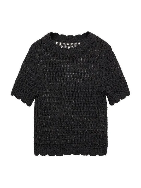 Zdjęcie produktu T-shirt basic Mango czarny