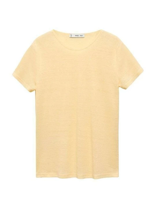 Zdjęcie produktu T-shirt basic Mango jasnożółty