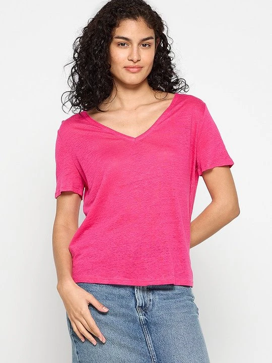Zdjęcie produktu T-shirt basic Mango różowy