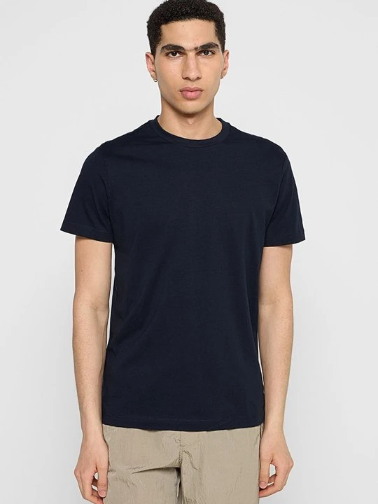 Zdjęcie produktu T-shirt basic Mango granatowy