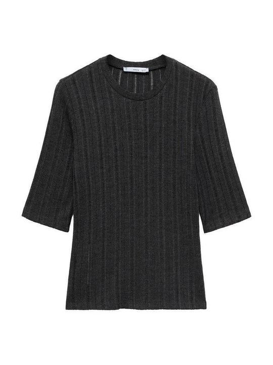 Zdjęcie produktu T-shirt basic Mango szary