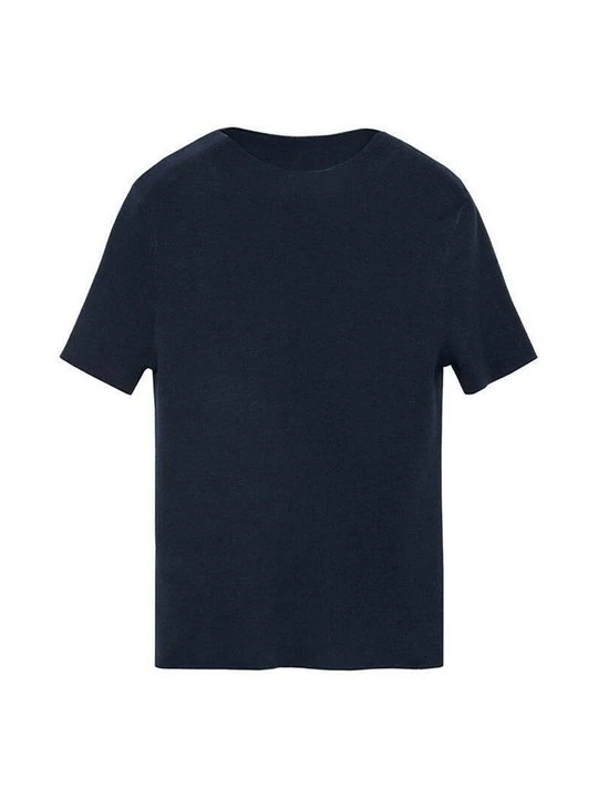 Zdjęcie produktu T-shirt basic Mango błękit królewski