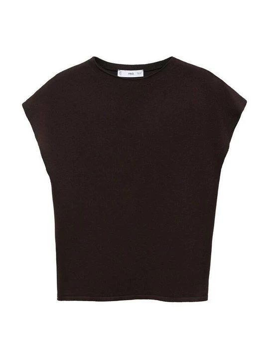 Zdjęcie produktu T-shirt basic Mango brązowy