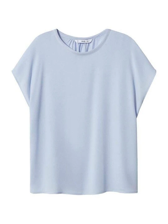 Zdjęcie produktu T-shirt basic Mango jasnoniebieski