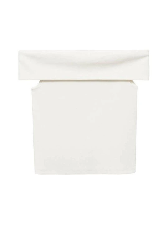 Zdjęcie produktu T-shirt basic Mango mleczny