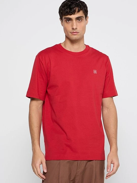 Zdjęcie produktu T-shirt basic Marc O'Polo czerwony