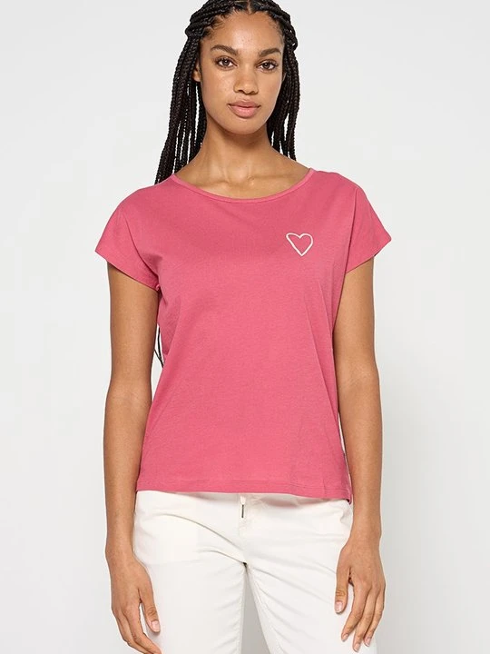 Zdjęcie produktu T-shirt basic Marc O'Polo jasnoróżowy