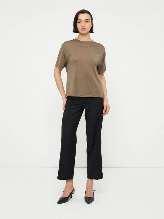 Zdjęcie produktu T-shirt basic Marc O'Polo brązowy