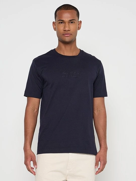 Zdjęcie produktu T-shirt basic Marc O'Polo granatowy