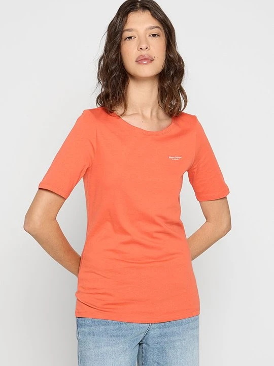 Zdjęcie produktu T-shirt basic Marc O'Polo pomarańczowy